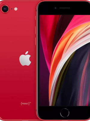 Apple iPhone SE 2020 128GB used, red, iOS 18.7.1