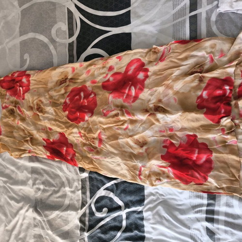 Straight Printed Summer Dress No L
