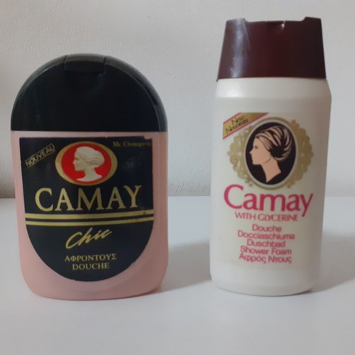 Camay shower foam set new, collectible