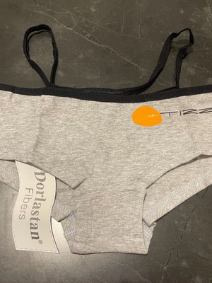 Tizzy underwear new, grey, cotton, Greek made