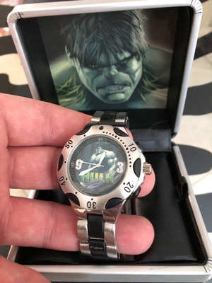 Incredible Hulk ρολόι καινούργιο με συλλεκτική θήκη από την ταινία Marvel