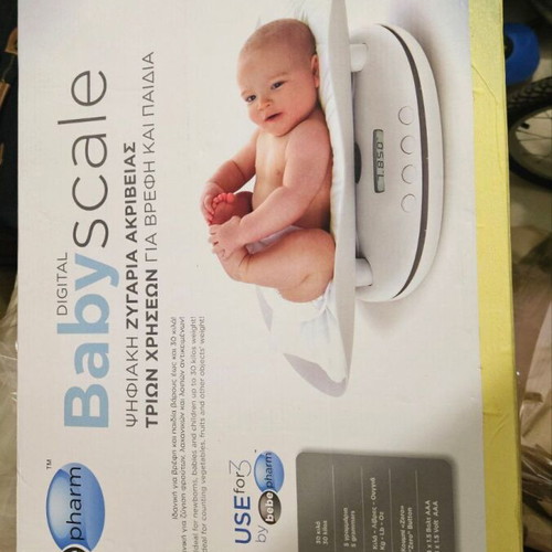 Bebe Pharm Digital Baby Scale like new, up to 30kg, removable tray