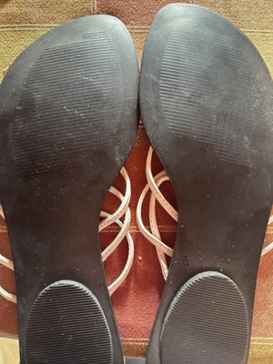 Duke flat sandals with turquoise stones, size 41