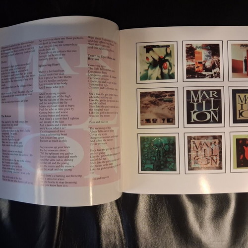 Marillion The Hogarth Lyrics book signed, used, English