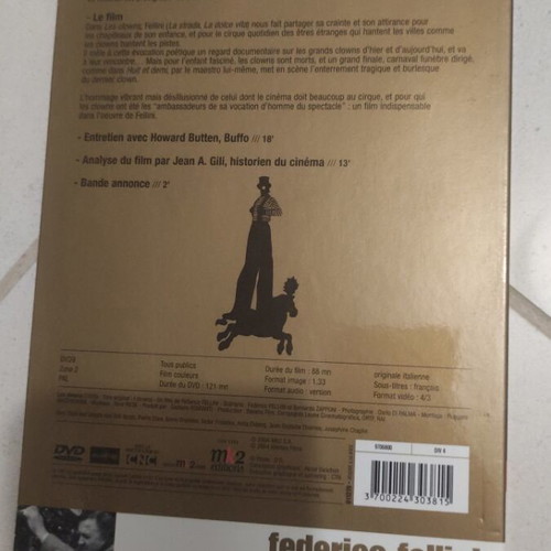 Les Clowns DVD used, foreign cinema with French subtitles by Federico Fellini