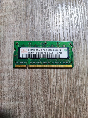 Laptop RAM Hynix 512MB DDR2 PC2-4200S 533MHz used