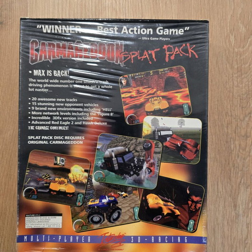 Carmageddon Splat Pack PC Big Box Interplay version like new