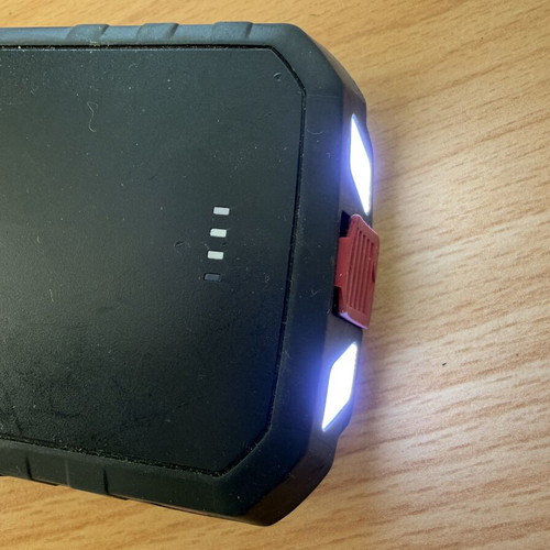 Power Bank Parkside 20000mAh PPB 20000 A1 μεταχειρισμένο με διπλό φακό LED