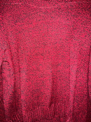 H&M light sweater used, medium, red