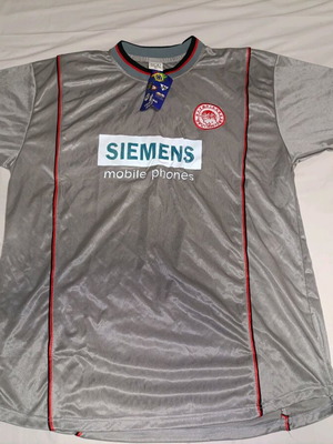 Olympiacos 2003 football jersey used, official replica, size L to XL