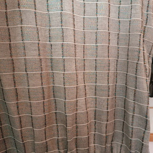 Handmade vintage dress with shoulder pads and glitter like new, size M