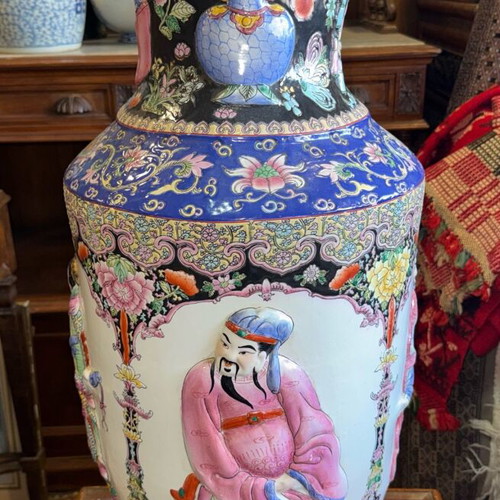Chinese vase used, 19th century