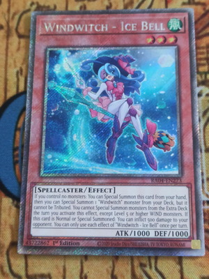 Windwitch - Ice Bell Platinum Secret Rare κάρτα Yu-Gi-Oh!