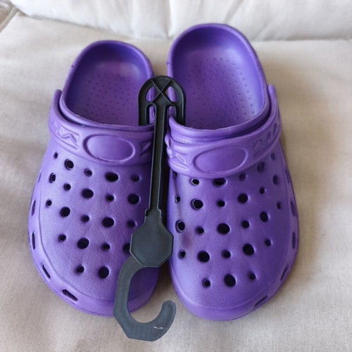 Women's sabo clogs new, purple, size 36
