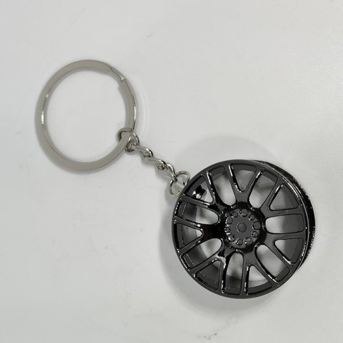 Car Wheel Keychain Gunmetal like new