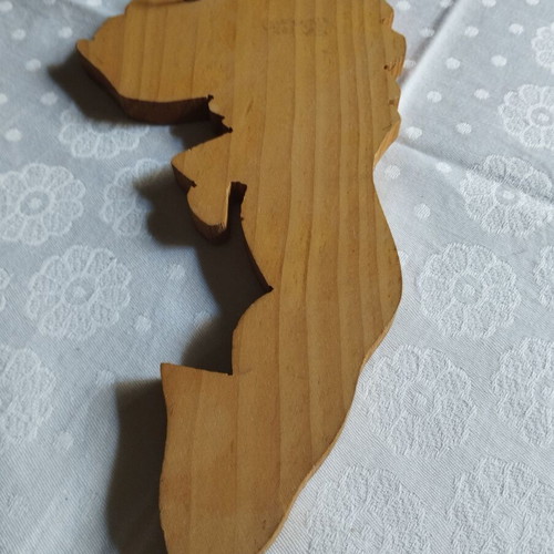 Vintage wooden wall thermometer Corfu like new