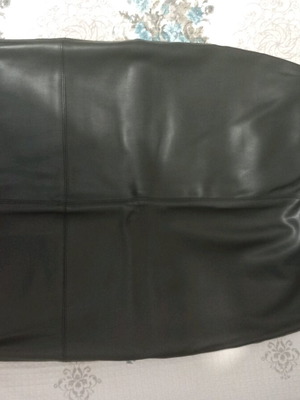 Φούστα midi δερματίνη Zara, μαύρη, small, αφορετη, άψογη κατάσταση