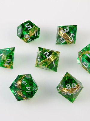 Dungeons & Dragons Dice Set with Pouch new sharp-edge