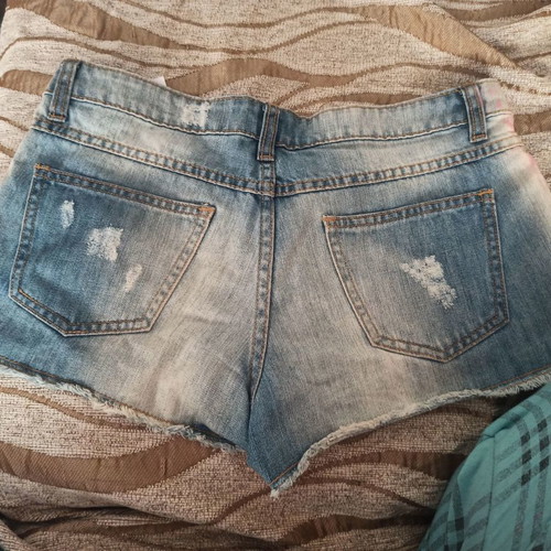 Denim shorts used once, size 36