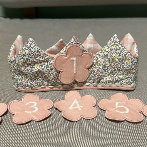 JoJo Maman Bébé Birthday Crown double-sided new with case