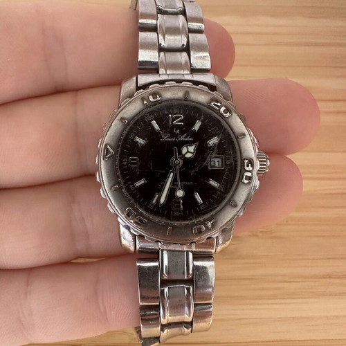 Louis Arden Quartz sport watch used, water resistant 3ATM