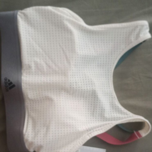 Adidas sports bra XS new, white