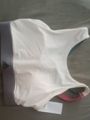 Adidas sports bra XS new, white