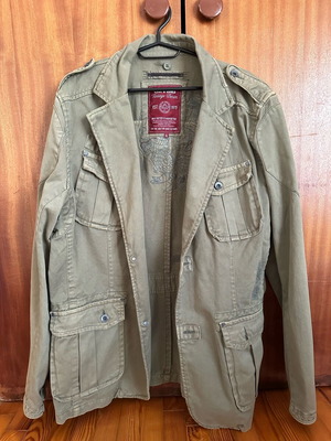 Jack & Jones men's jacket XL like new, lightweight khaki jacket