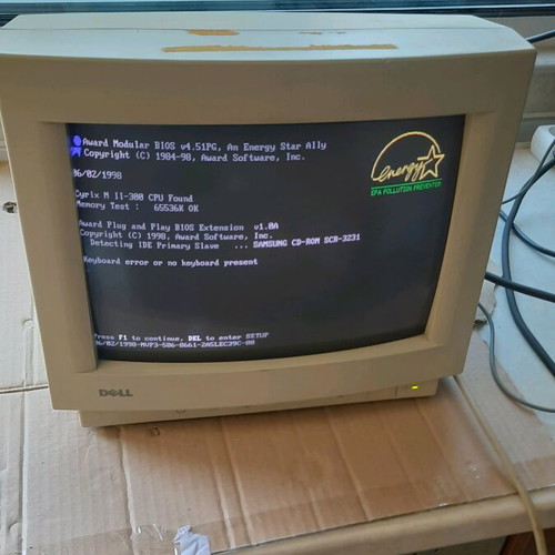 586 PC used Cyric M II-300 with Windows 95