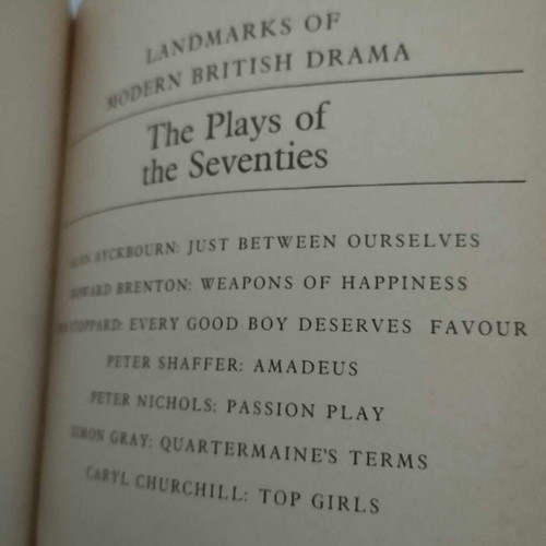Landmarks of Modern British Drama The Plays of the Seventies (v. 2) used