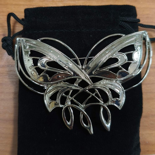 Lord of the Rings Arwen Butterfly Brooch Pendant new, silver