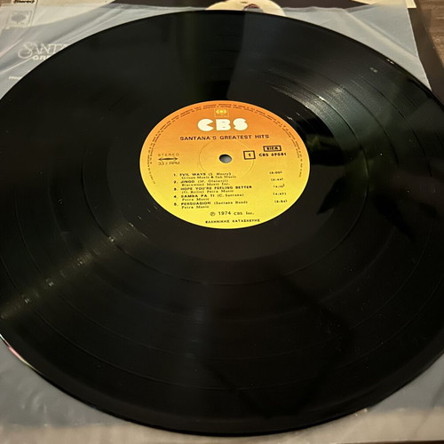 Santana's Greatest Hits vinyl used, rock
