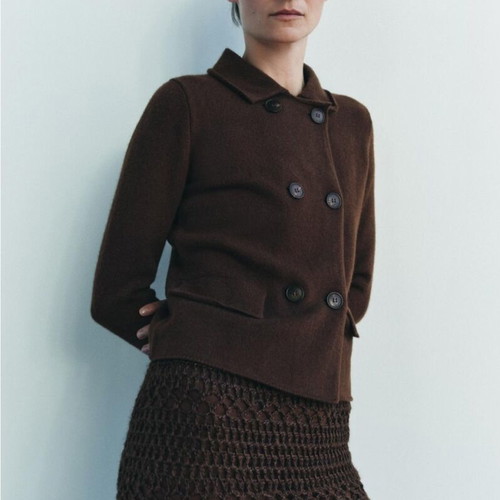 Rebecca Blu cardigan brown like new, size M