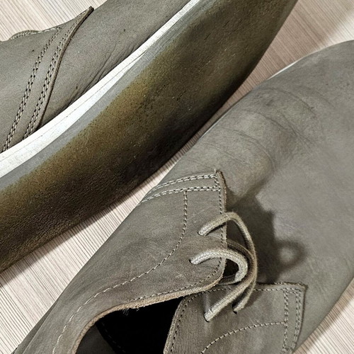 Sisley Suede Boots Used Size 45 Gray Beige