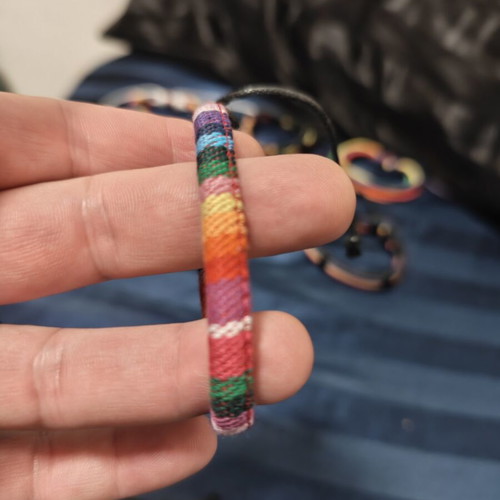 Macrame bracelets new, multicolor and black