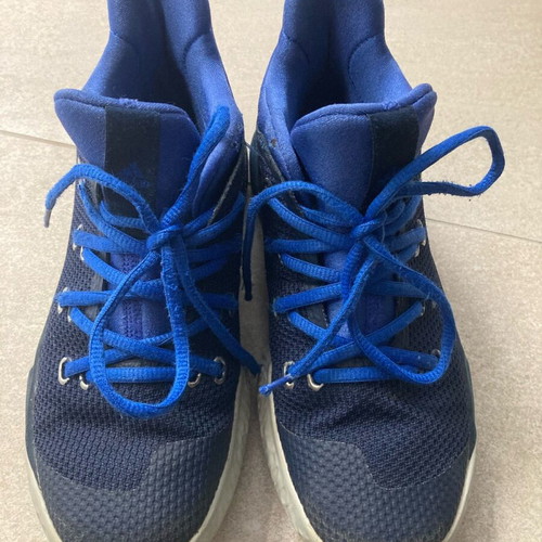 Adidas sports shoes used, blue, sizes 35-36