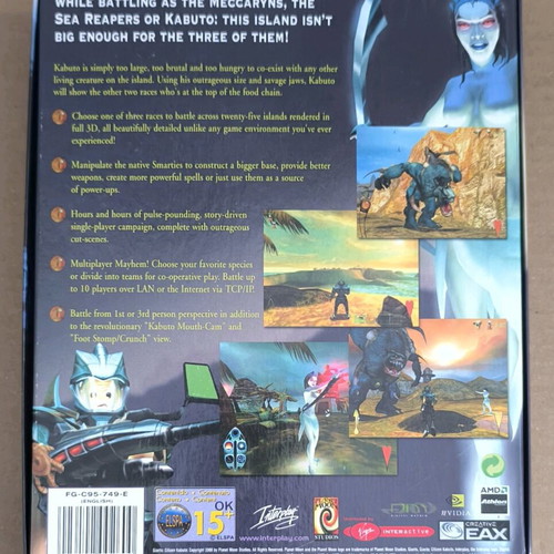 Giants : Citizen Kabuto PC CD-ROM like new, Big Box