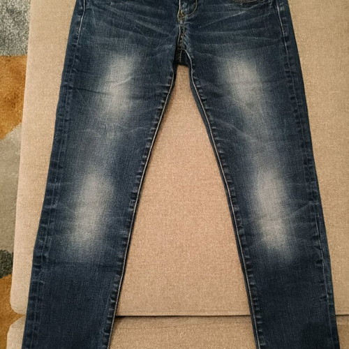 Low-rise jeans like new, size XS, blue