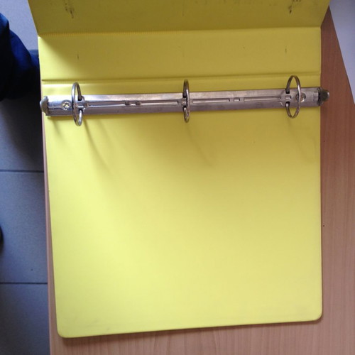Filing binder used for United States size documents