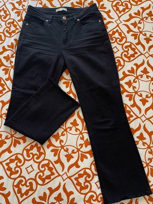 Τζιν παντελόνι μαύρο σαν καινούργιο, μέγεθος M 38 10