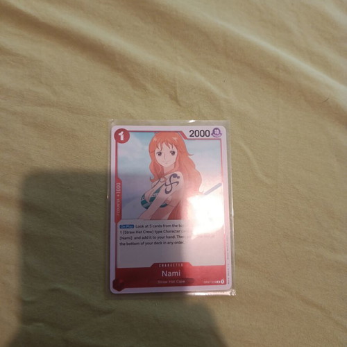 Pre Errata Nami Rare OP01 card