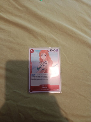 Pre Errata Nami Rare OP01 card