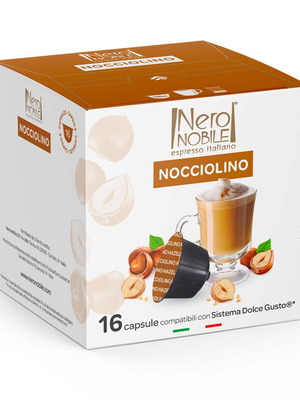 Nocciolino drinks new, 5 capsules compatible with Dolce Gusto
