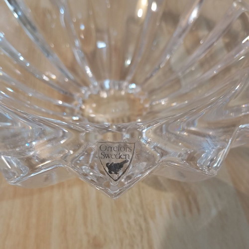 Orrefors Zodiac crystal bowl like new