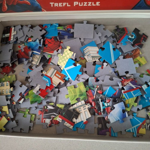 Spider Man puzzle used, 160 pieces, age 5+