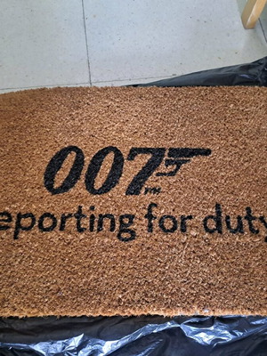 Χαλάκι εισόδου James Bond 007 Reporting for Duty καινούργιο