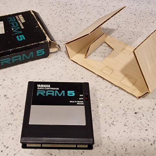 Yamaha RAM 5 Data Memory Cartridge like new, rare for DX7II TX802 RX5