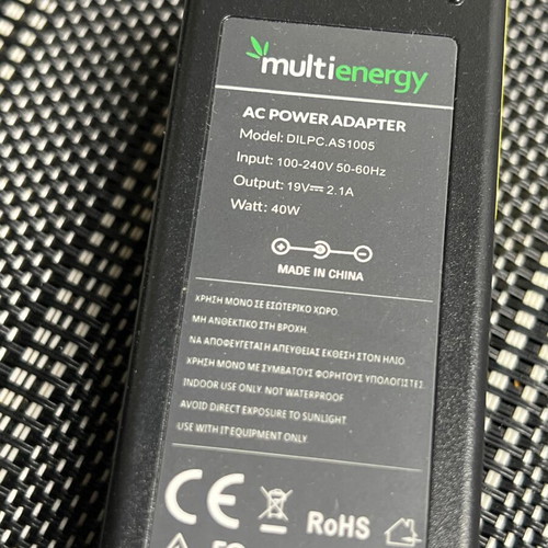 Asus Eee PC Laptop Charger MultiEnergy 19V 2.1A 40W New