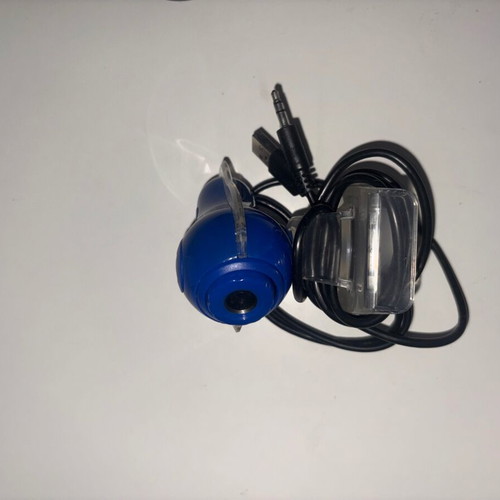 Blue USB web camera with monitor clip good used condition