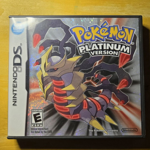 Pokémon Platinum Version Nintendo DS game, USA edition, complete in box